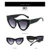 Occhiali da sole alla moda Cat-Eye da donna Stile INS Trendy Unici Occhiali da sole Protettivi UV Ombrelli da sole Protettivi UV per esterni