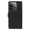 For Realme GT 6 5G Case Wallet Rhombus Leather Phone Cover with Shoulder Strap,Wrist Strap
