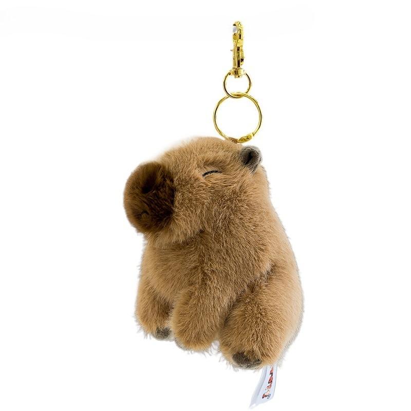 Lovely Capybara Plush Toys Kawaii Capibara Plushie Pillow Stuffed Soft Animal Doll Capybara Toy Pendant Toy Gift