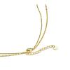Collier Luxenter En Argent 925 Et Zircon Finition En or Jaune 18k - Najme