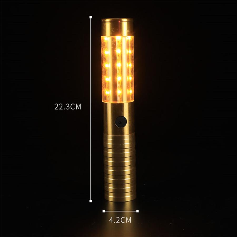 Thrisdar LED Flash Stick Champagne Bottle LED Strobe Baton LED Bottle Service Sparkler light for Night Club Party Decor