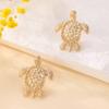 New Original Design Charm Trendy Metal Animal Turtle Stud Earringa for Women Personality Piercing Designer Earrings Jewelry Gift