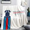 1PC Martini Racing Patterned Flannel Blanket Suitable For All Seasons for Home Decor Warmth and Comfort Gifts Holiday Present