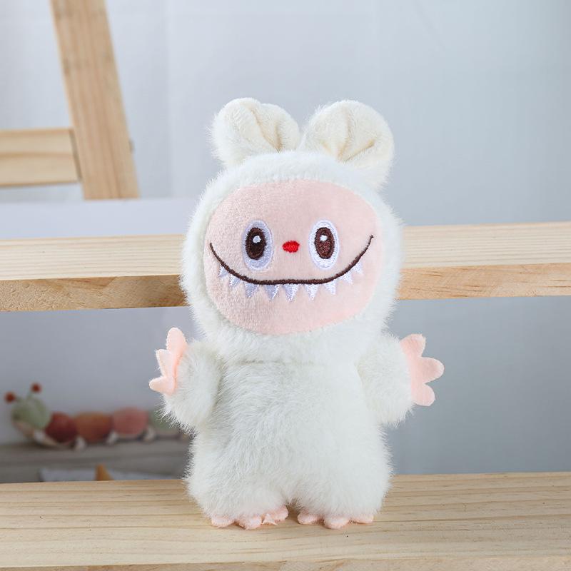 Модный Мультяшный Плюшевый Брелок Labubu с Когтями 16 cm белый