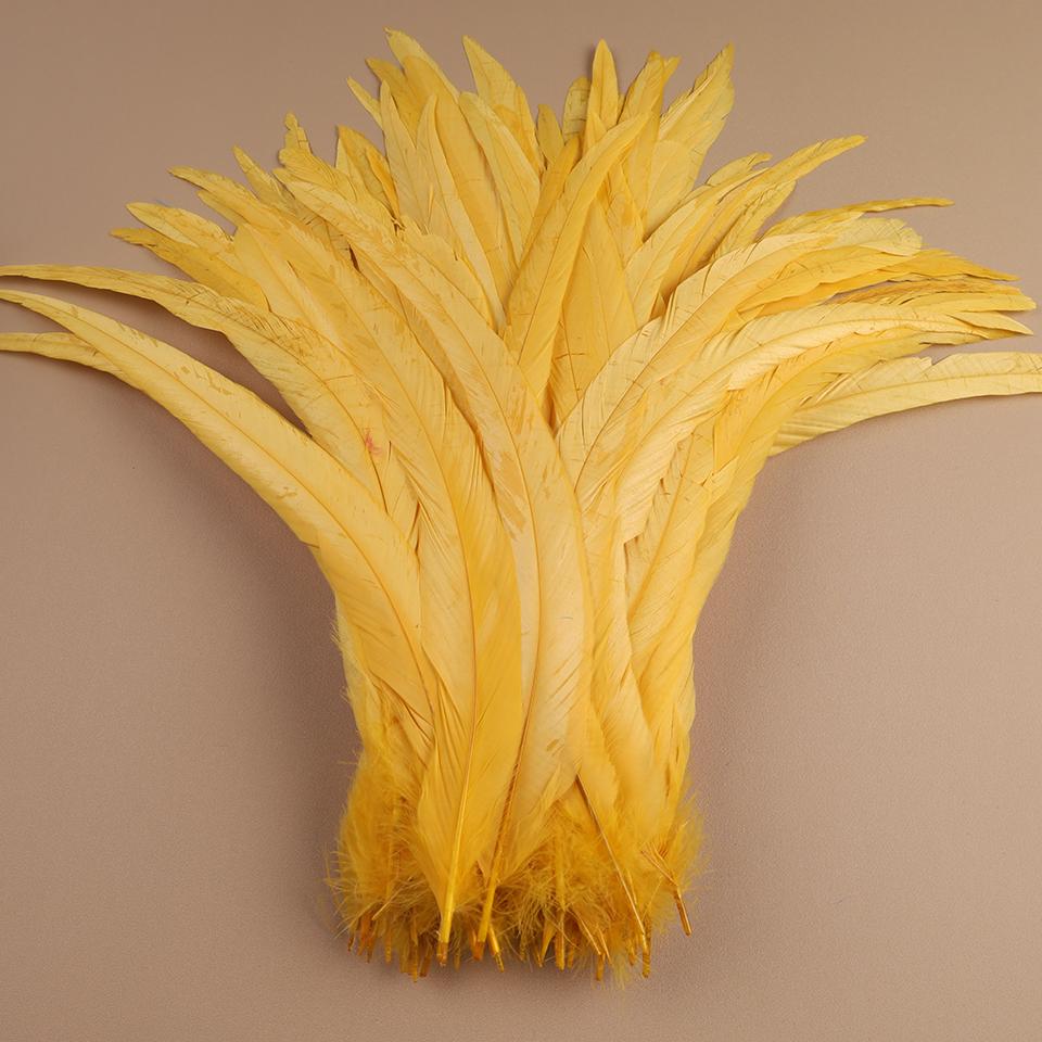 Rooster Feathers 35-40cm 40-45cm Handicraft Crafts DIY Natural Feather Handwork Party Plume Carnival Decoration