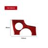 Real Carbon Fiber Car Accessories Dashboard Panel Decorative Trim Cover Soft Sticker For Porsche Panamera 2010-2016