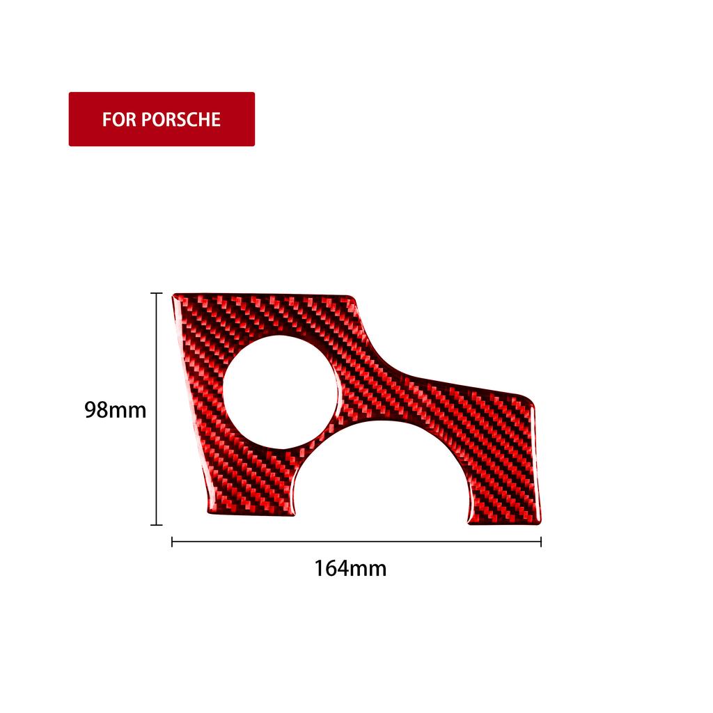 Real Carbon Fiber Car Accessories Dashboard Panel Decorative Trim Cover Soft Sticker For Porsche Panamera 2010-2016