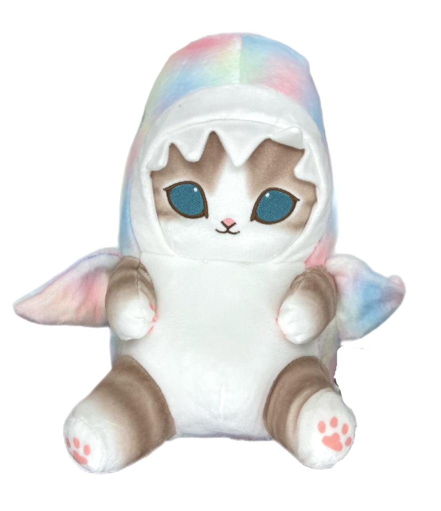 mofusand Pastel Shark Nyan Big Plush 28cm Toy, Approx. (Marble)