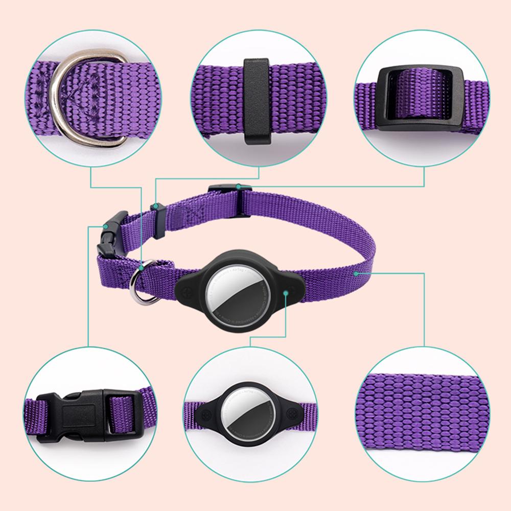 For Apple AirTag Silicone Protective Case Waterproof Cover Pet Collar Smart Tracker Holder