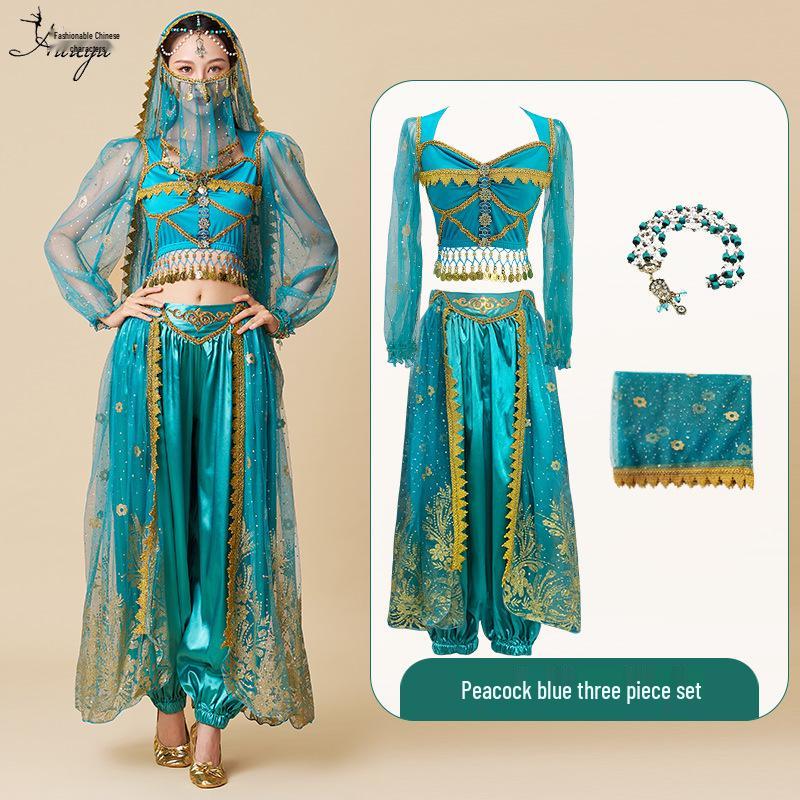 Halloween Jasmine-Inspired Adult Dance Costume Set