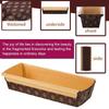 Boutique Disposable Rectangular Paper Loaf Pan Molds Oven Safe Cake Mold For Baking Bread Meatloaf Bundt Cake Sweets