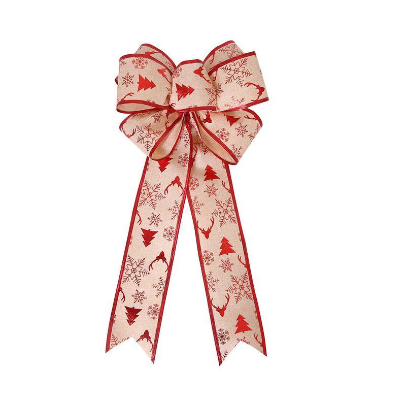 

Elegant Christmas Tree Bow Ornaments In Khaki And White For Stunning Holiday Decor Christmas Tree