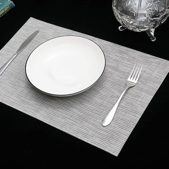 4ks tepelně odolné stíratelné prostírání Neklouzavá podložka na večeři na sváteční stůl Dekor