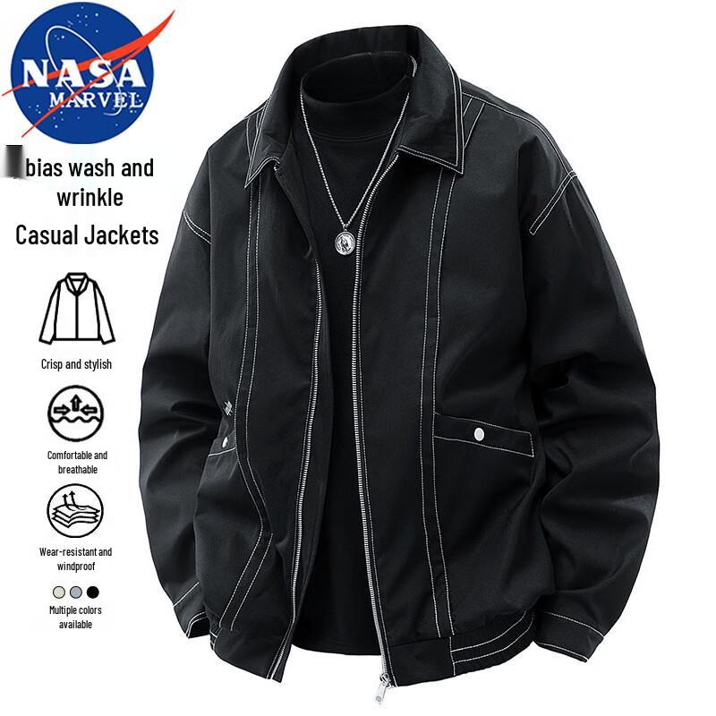 

NASA MARVEL Men s Spring Autumn Casual Outdoor Jacket 2XL