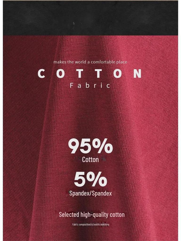 Men's V-Neck Thin Cotton Sweater - Slim, Warm Long-Sleeve Top for Autumn