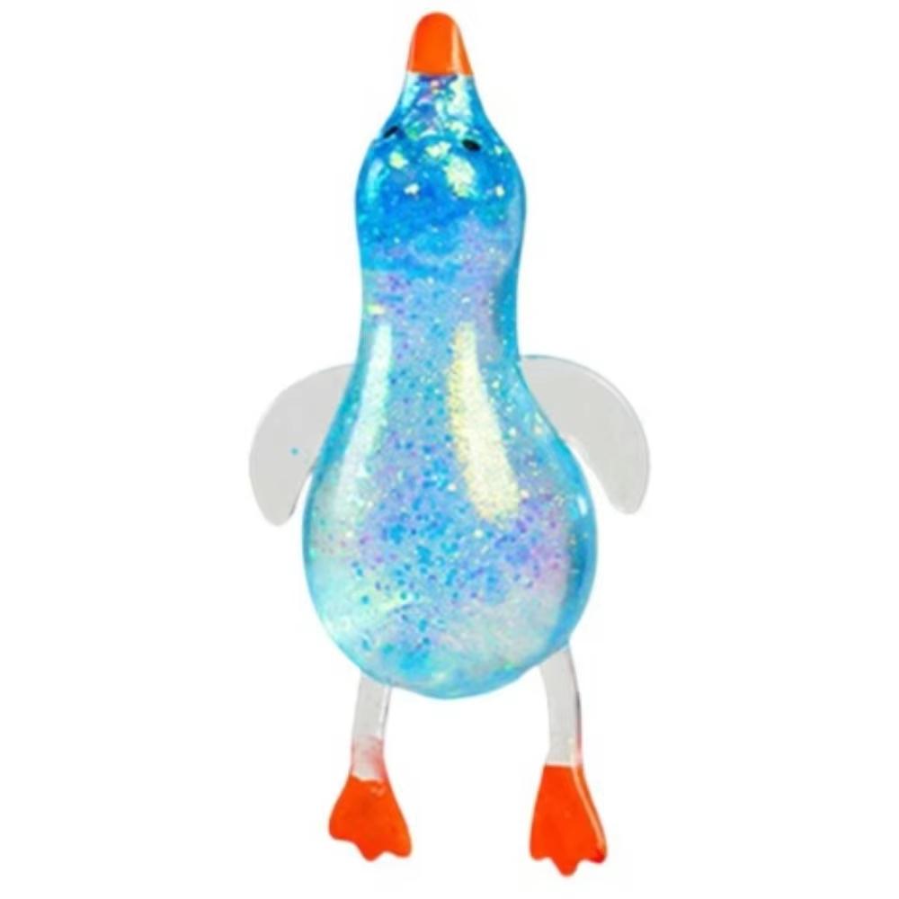 Roasted Glittering Maltose Squishy Duck Cute Stress Relief Squeeze Soft Slow Rising Funny Fidget Kids Adults Birthday Party Gift
