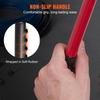 Battery Cable Lug Crimping Tool, 10-1/0AWG with Cable Cutter and 95PCS Copper Ring Terminals, 6 Wire Sizes Crimping Die and 100pcs Heat Shrink Tubes,