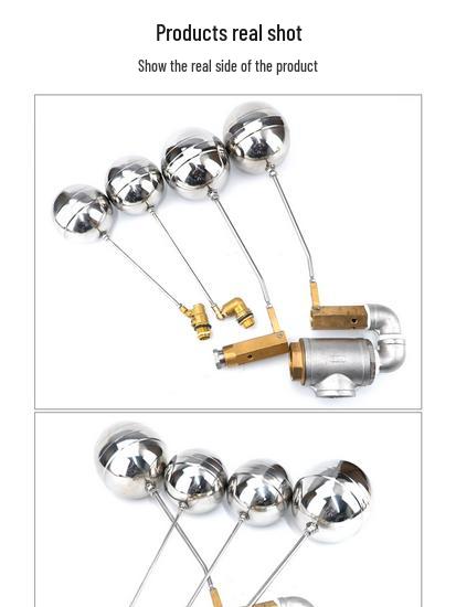 ELEKO Stainless Steel Automatic Water Level Float Valve Controller