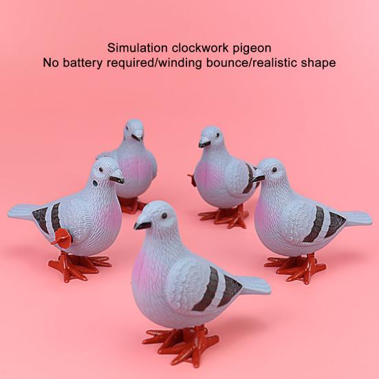 Simulation Pigeons Widely Toy Lightweight Applied Safe Wind-up Parrot Toy Entertainment