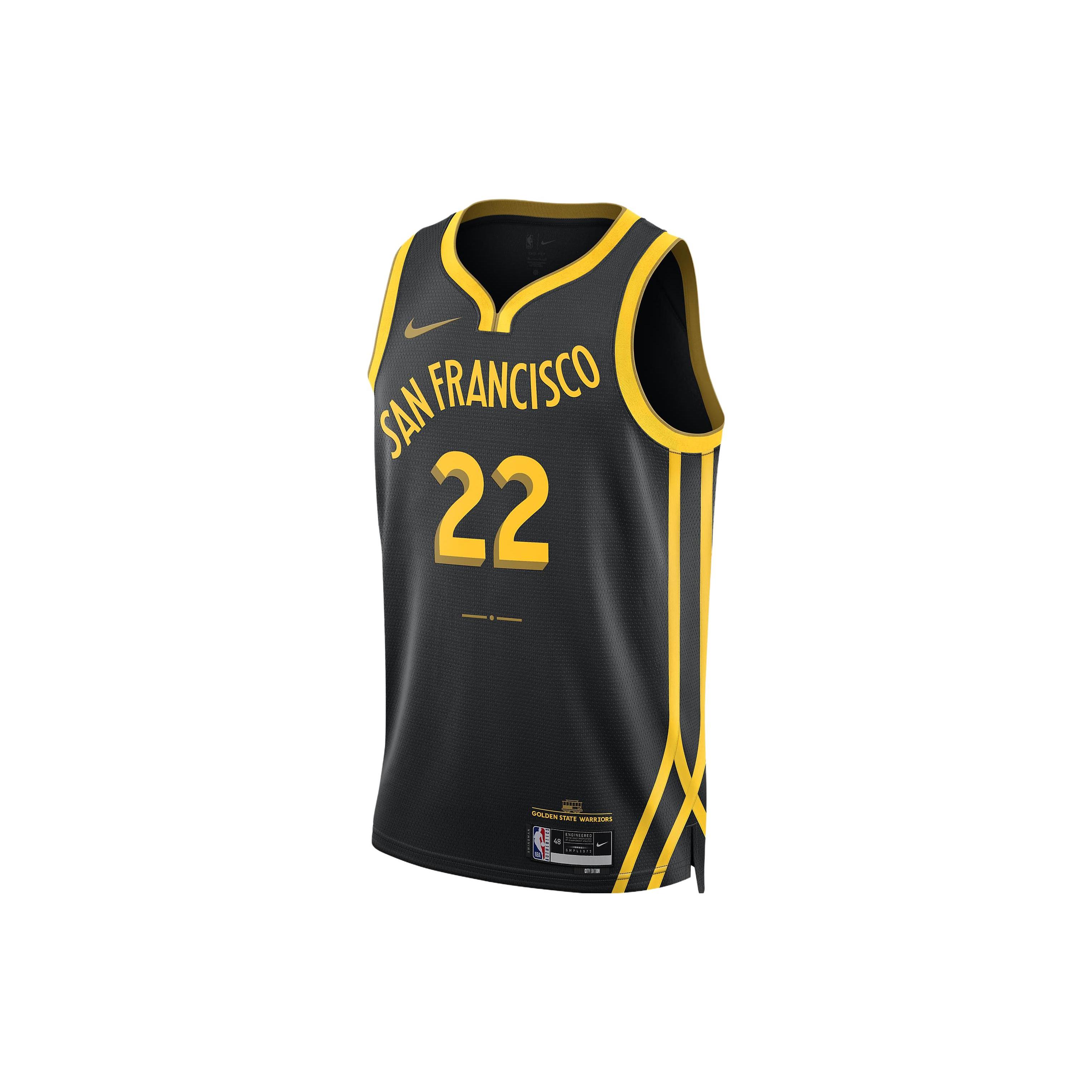 

Новая мужская майка Nike Andrew Wiggins Golden State Warriors City Edition 2023/24 Nike Dri FIT Nba Swingman DX8502-013 M