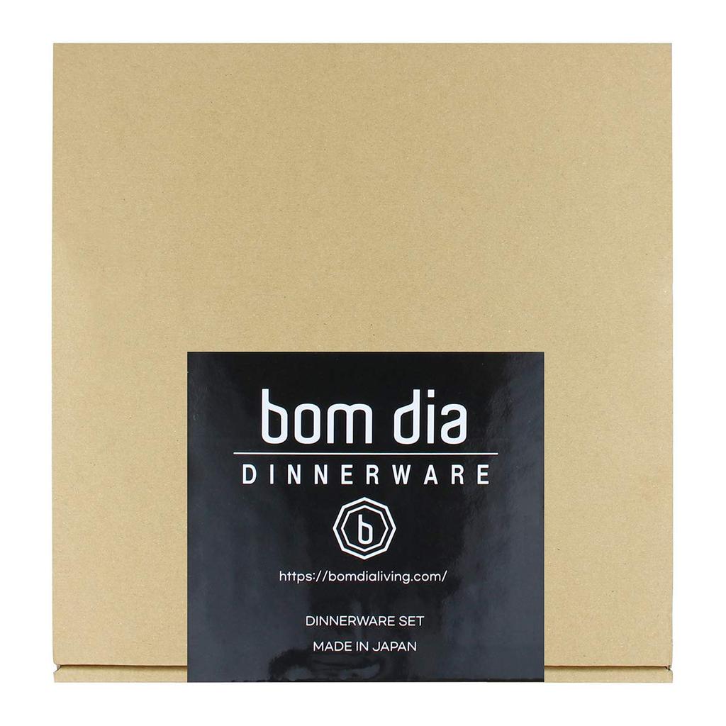 [Made In Japan] Bom Dia Mino Ware Two-Piece Bowl Set, 11.4cm Diameter X 6cm Height (White)