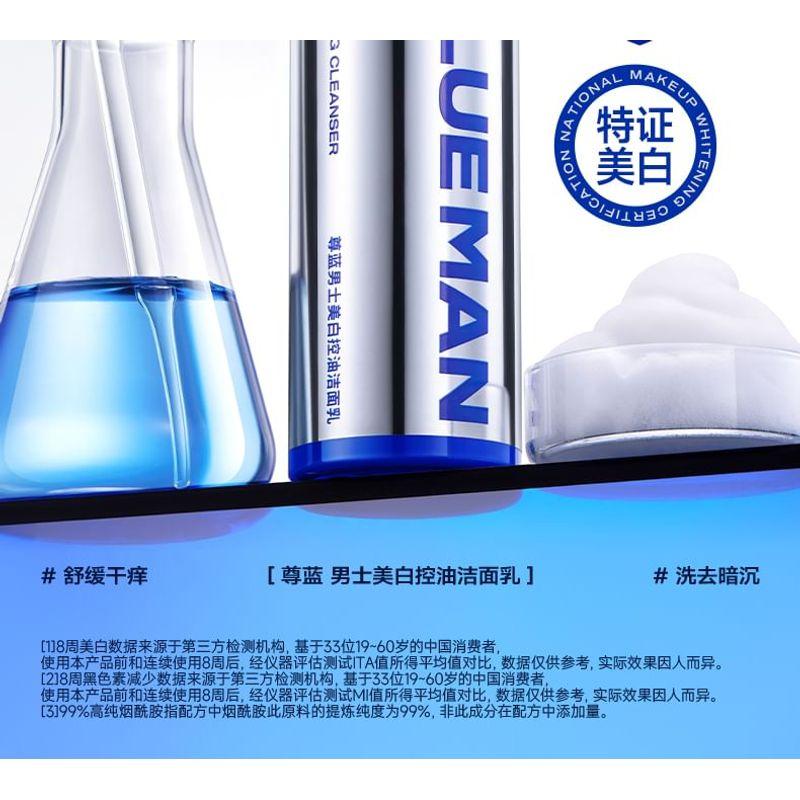 BLUEMAN - Men's Whitening & Oil-Control Cleanser