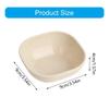 Hamster Food and Water Feeder Bowl Set, 9 Plastic Bowls in Assorted Color with Rounded Edges, and Open Rounded-Square Shape For Daily Feeding
