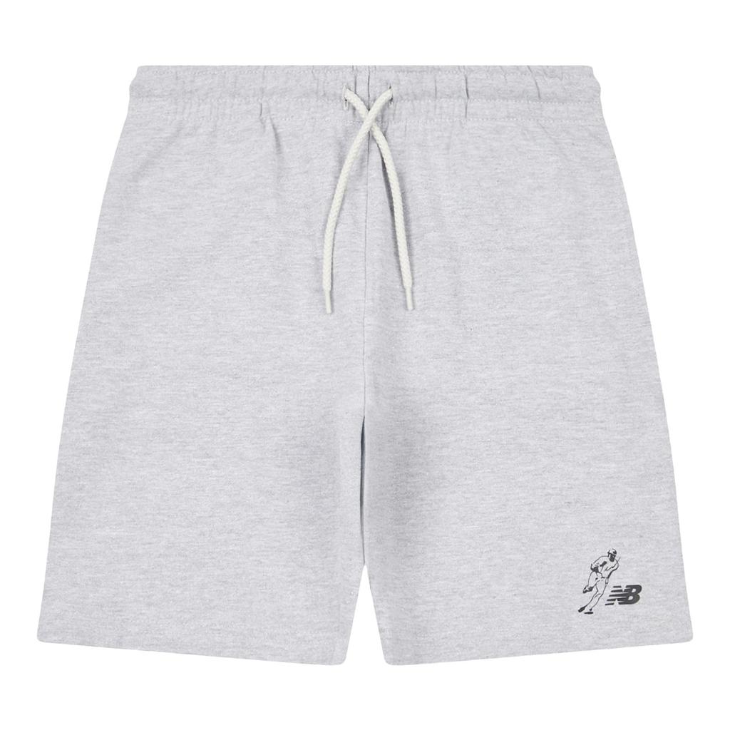 New Balance Shorts Shohei Otani Junior Graphic French Terry Shorts Always on Logo Boys AGT 120 (LAKB0353) (Ash Heather)
