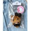 Kt Cat Plush Keychain With Leopard Print And Bow For Bag Decor