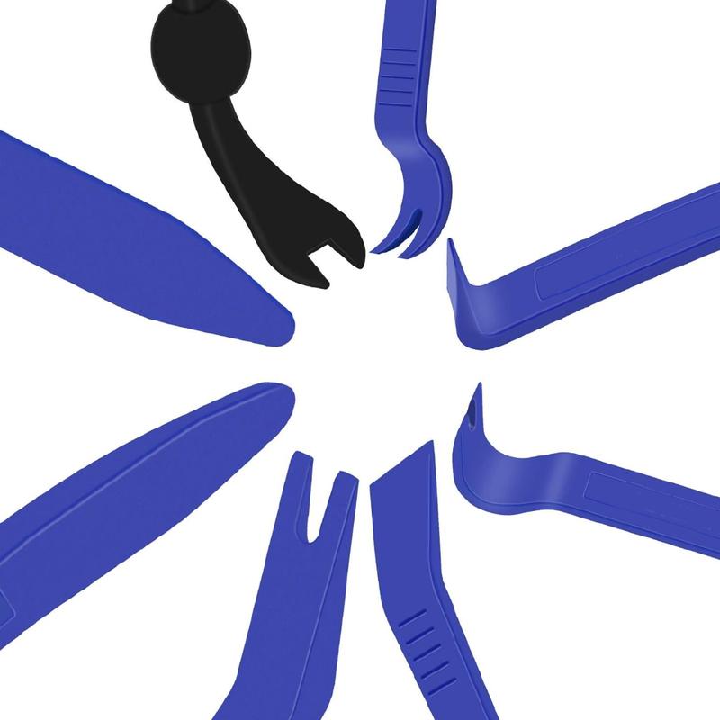 Multi-Purposes Car Trim Removal Tool Kit Car Disassembly Tools Set Repair Tool Car Wrapping Tools Felt Edge Squeegee