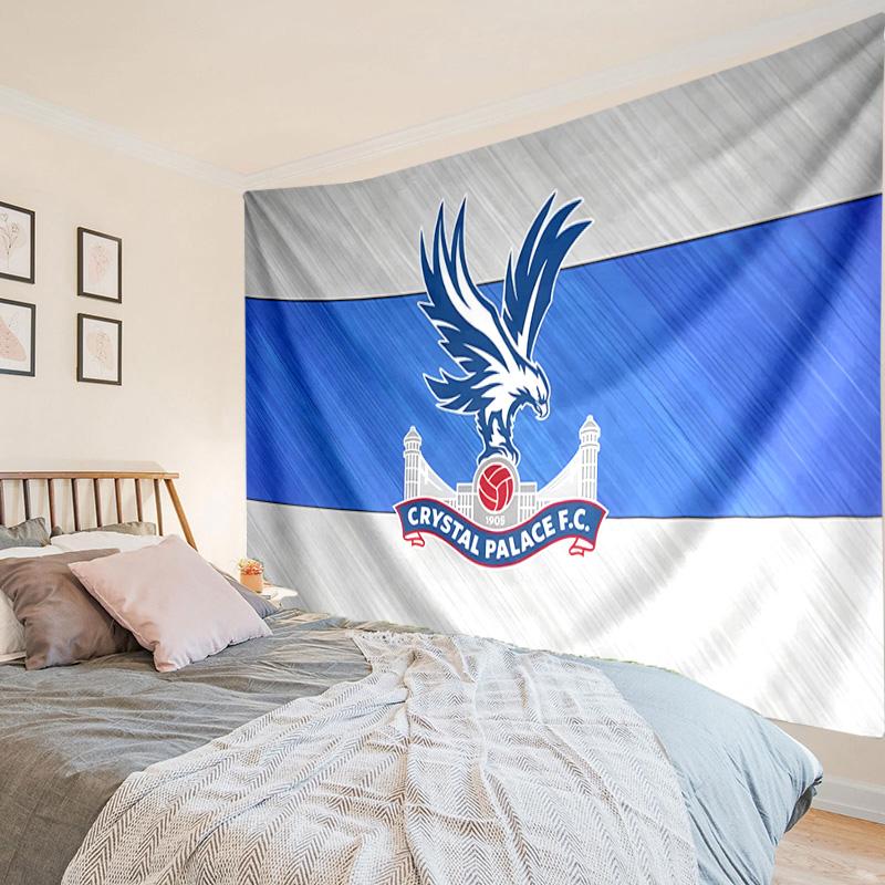 1PC Crystal Palace Football Club Tapestry Hanging for Bedroom,Livingroom, Playroom,Decor Art Room Wall Tapestry Holiday and Birthday Gifts