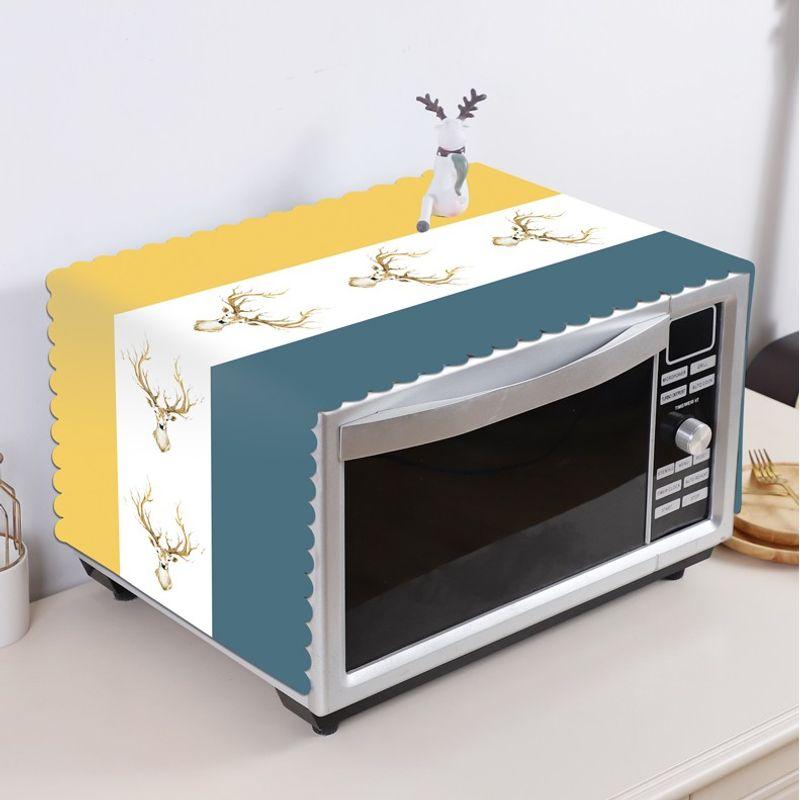 

Nordic Simple Dust-Covering Galanz Protective Cover Cover Cloth Bright yellow Microwave oven/oven Neutral 35*100cm