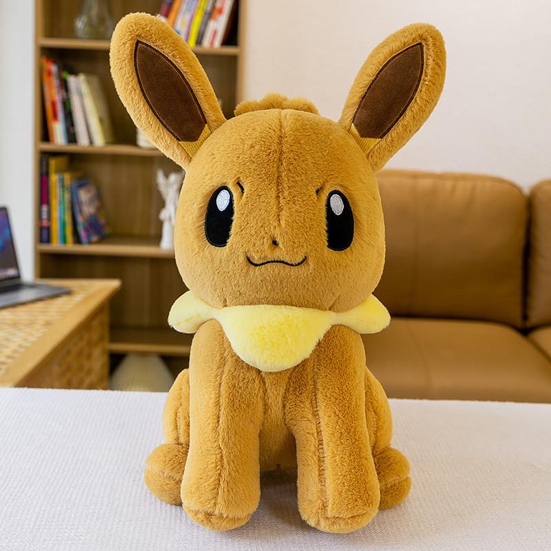 Pokemon Eevee Plush Toy Large Cartoon Stuffed Animal For Collectors And Kids
