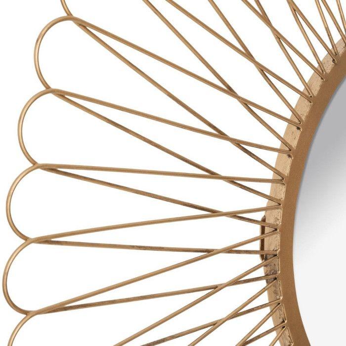 Decorative Sun Mirror Metal Loops Diameter 76 Cm Atmosphera