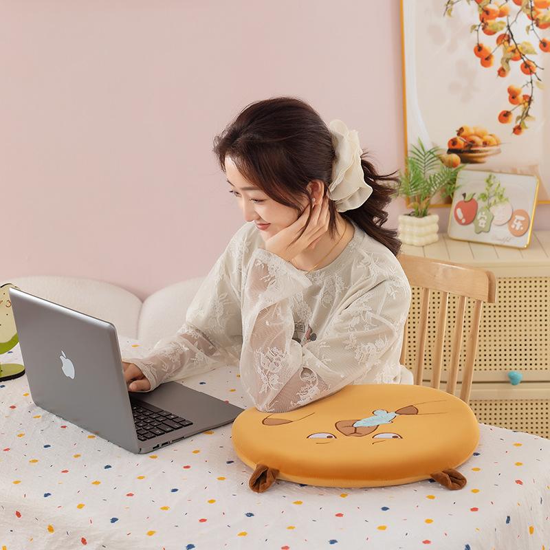 Memory Cotton Capybara Seat Cushion Kapibara Office Chair Dormitory Stool Soft Seat Cushion by Pillow Gift