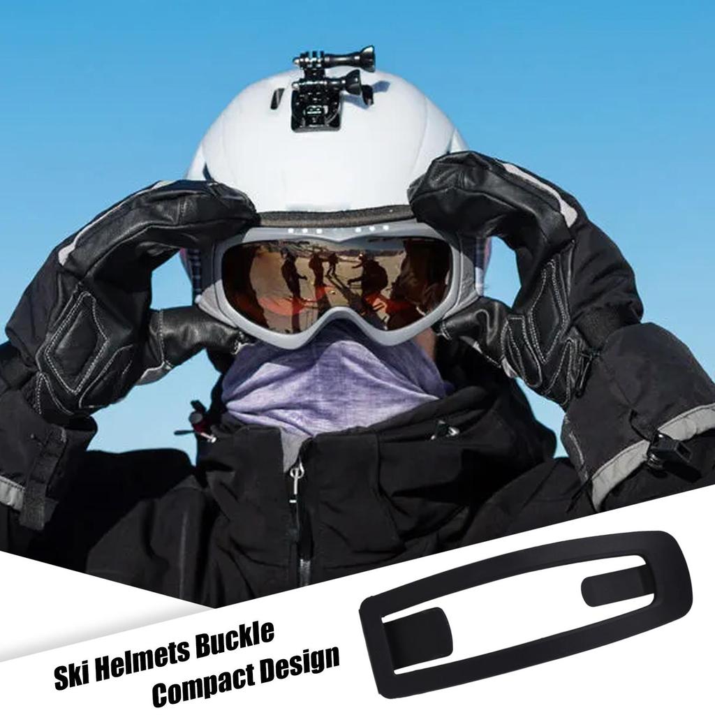 Sponka na helmu lyžařských brýlí Všestranný opakovaně použitelný uzávěr Náhradní přezka Pro snowboardingové cyklistické doplňky, Řemínek na lyžařskou helmu
