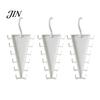 Lightweight Clothing Hanger V Shaped Double-Sided Closet Organizer, 360 Degree Rotating Multi-Layer Vertical Hanger, with Storage Organizer