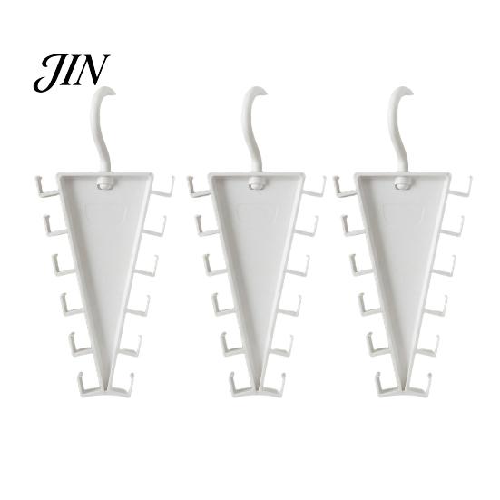 Lightweight Clothing Hanger V Shaped Double-Sided Closet Organizer, 360 Degree Rotating Multi-Layer Vertical Hanger, with Storage Organizer