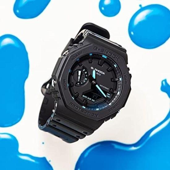 G-Shock GA2100-1A2 Neon Accent Watch Blue