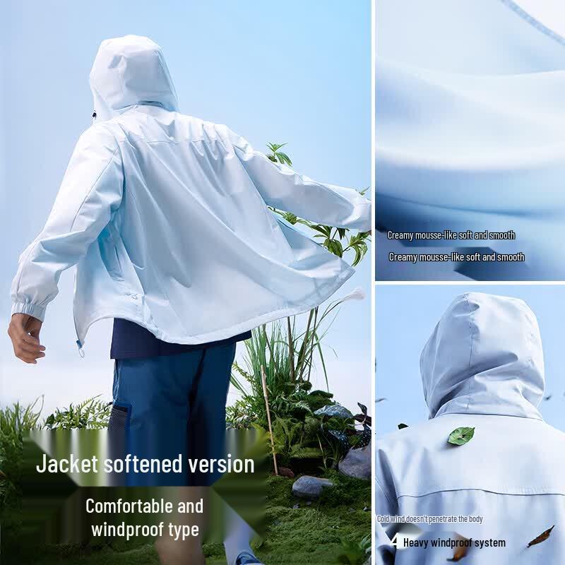 Camel Unisex Functional Outdoor Windbreaker Jacket