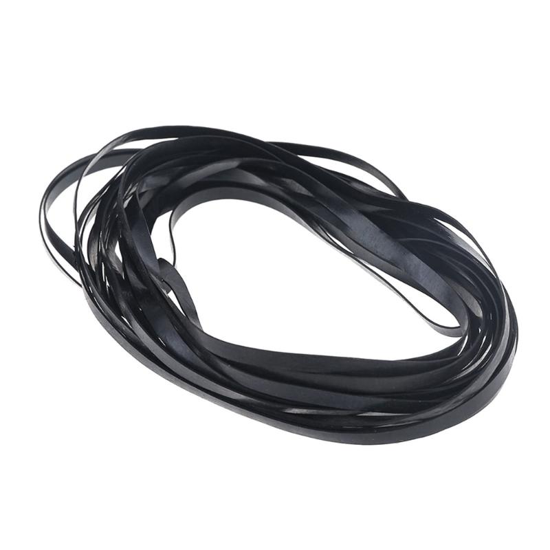 

50Pcs Cassette Tape Machine Rubber Belts Cassette Rubber Belt 110-145mm Cassette Recorder Belts Maintenance Accessories 1