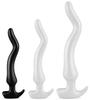 Plug Long Noth Curve S 25 X 4 Cm Black - DarkSil - SILICONE ANAL PLUG