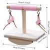 Bite-resistant Parrot Perch Stand Wear-resistant Parakeet Teeterboard  Cage Accessory