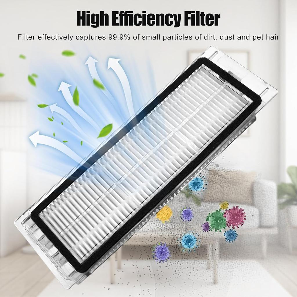 HEPA-Filter für Xiaomi Roborock S6 S5 MAX S6 Pure S6 MaxV S60 S65 S5 S50 S55 E25 E35 Staubsauger Teile