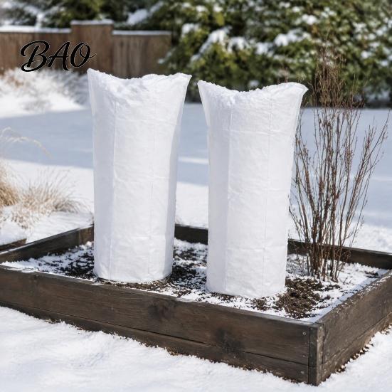 Garden Shrub Shield for Cold Winter Plant Freeze Protection Bag with Insulation Aluminum Liner And Drawstring Closure, Frost Blanket Cover Insulated