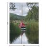 Mirror Dinghy in the lake with a reflection Throw Blanket Luxury Thicken Luxury Brand Furrys Beautifuls Blankets