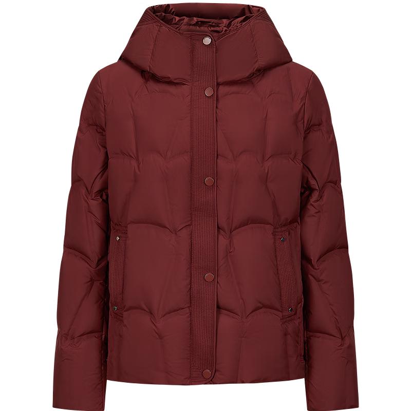 Women's Casual Hooded Short Goose Down Puffer Jacket