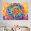 Bohemian Mandala Tapiserie Závěsná na stěnu Boho Chic Barevná Psychedelická Duchovní Umění Tisk na látku Dekorace pro výzdobu domácí místnosti