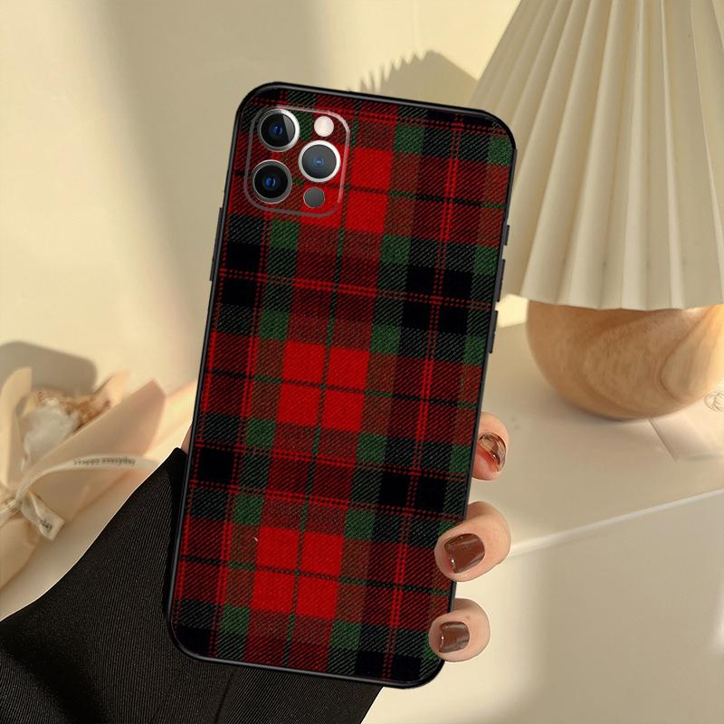 

Outlander Tartan Sassenach Phone Case For iPhone 15 14 13 12 11 16 17 Pro Max 13 mini 15 16 Plus 16e 17 Air Cover Funda iPhone 17
