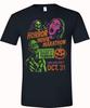Horror Movie Marathon Halloween Black Short Sleeve T-Shirt